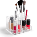 Organizador de Cosméticos, Organizador de Maquillaje con Múltiples Compartimentos, Ideal para Organizar tu Maquillaje y Cosméticos, Diseño Resistente y Compacto, Ideal para Cualquier Baño o Espacio de Cuidado Personal, Gran Capacidad de Almacenaje, 10