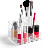 Organizador de Cosméticos, Organizador de Maquillaje con Múltiples Compartimentos, Ideal para Organizar tu Maquillaje y Cosméticos, Diseño Resistente y Compacto, Ideal para Cualquier Baño o Espacio de Cuidado Personal, Gran Capacidad de Almacenaje, 10