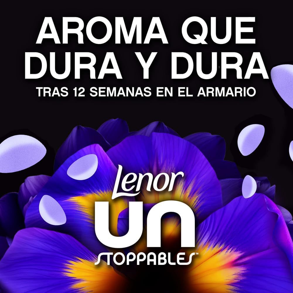LENOR Perlas Lavadora Perfumadas para la Ropa, Suavizante con Fragancia Violeta Fresca, Potenciador de Frescor, 133 Lavados, 6 x 270g