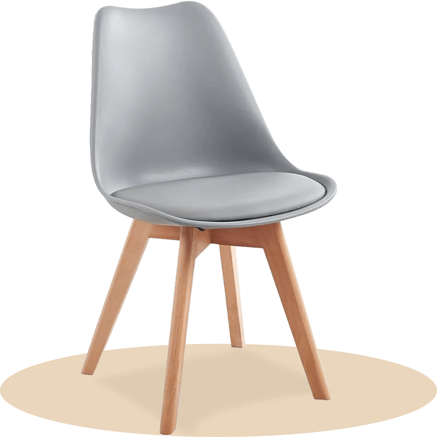 1/2/4/6 Unidad Sillas para Comedor, Sillas para Cocina con Asiento Blando, Tapizado y Patas Resistentes de Madera de Haya, Sillas Nórdicas