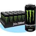 MONSTER ENERGY Original Green Bebida Energética, 12/24 Latas de 500ml