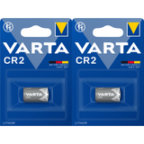 Pilas CR2 Litio de Alto Rendimiento, Larga Duración, Para Uso Diario, Ideal para Cámaras Fotográficas, Linternas, Sensores de Alarma, Equipos de Medición, Punteros, Juegos y Otros Dispositivos Pequeños - VARTA