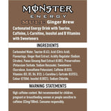 MONSTER ENERGY Bebida Energética, Refresco Energético, Pack 12/24 Latas de 500ml