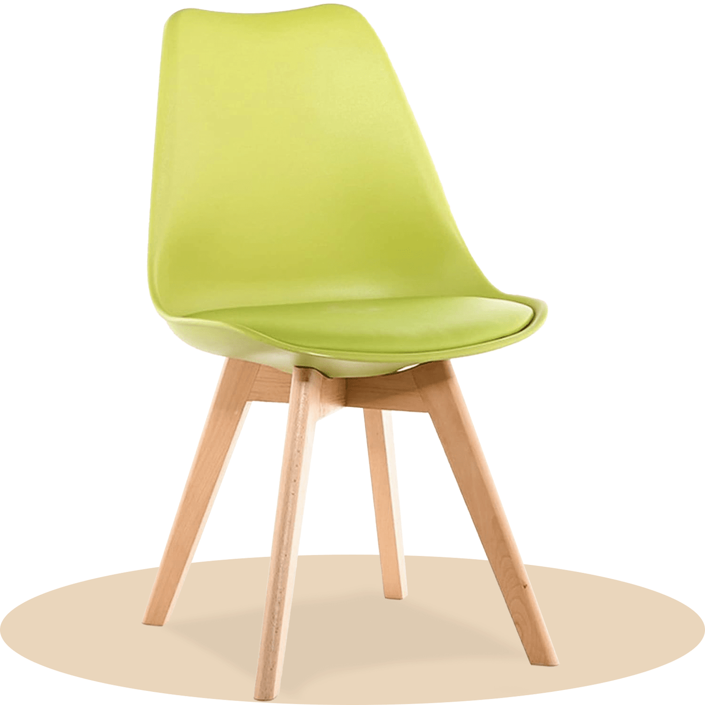 1/2/4/6 Unidad Sillas para Comedor, Sillas para Cocina con Asiento Blando, Tapizado y Patas Resistentes de Madera de Haya, Sillas Nórdicas