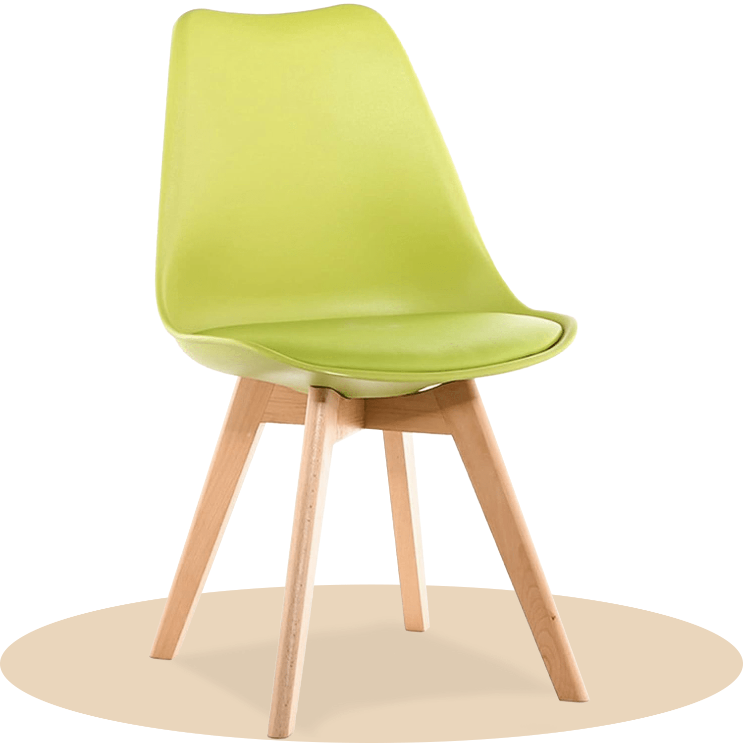 1/2/4/6 Unidad Sillas para Comedor, Sillas para Cocina con Asiento Blando, Tapizado y Patas Resistentes de Madera de Haya, Sillas Nórdicas