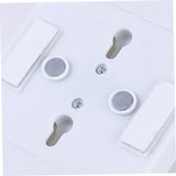 2 Luces con Interruptor, Luces LED para Pared y Superficies, Modo Apagado y Encendido, 3 pilas AAA (no incluidas), Tamaño: 8,5 x 7 x 3,2 cm, Agarres y Puntos Magnéticos para Sujección, Luz Blanca, Impermeable, Debajo De Gabinetes, Estantes, Armarios