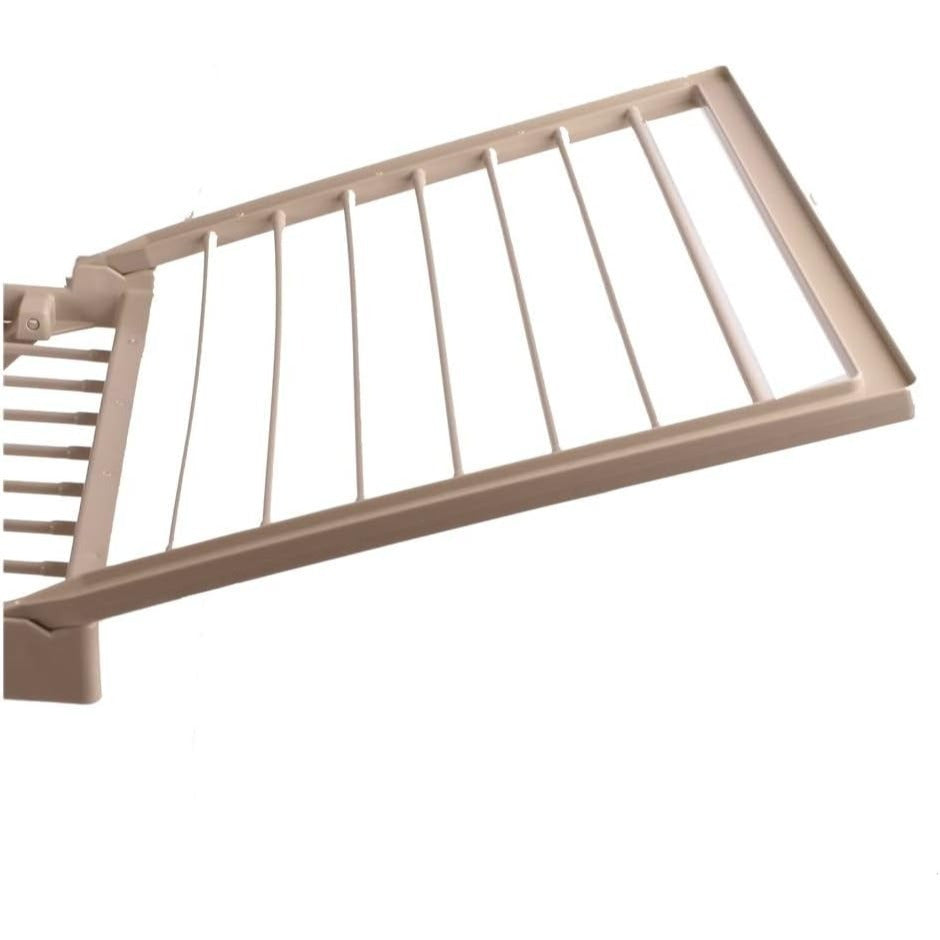 Tendedero Plegable con Alas, 20 Metros de Superficie de Tendido, Hecho de Resina Resistente al Sol y a la Intemperie, 180 x 108 x 55 cm