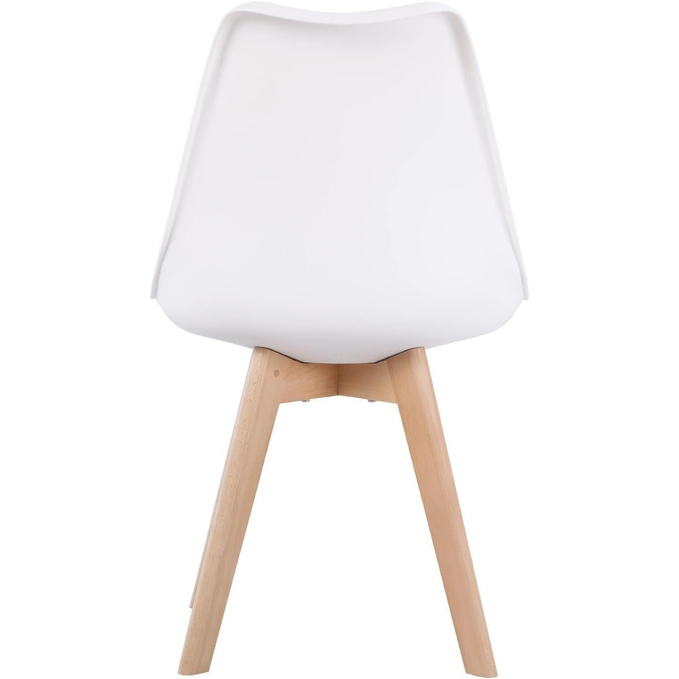 Sillas para Comedor, Sillas de Cocina con Asiento Blando, Tapizado y Patas Resistentes de Madera de Haya