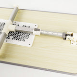 Mesa para Portátil Plegable con Ventilador, 5 Niveles de Altura y Ángulo del Tablero Ajustable, Ventilador USB para Optimizar Rendimiento del Portátil, Borde Antideslizamiento, Ideal para cualquier Espacio, 60 x 23 x 24-32 cm