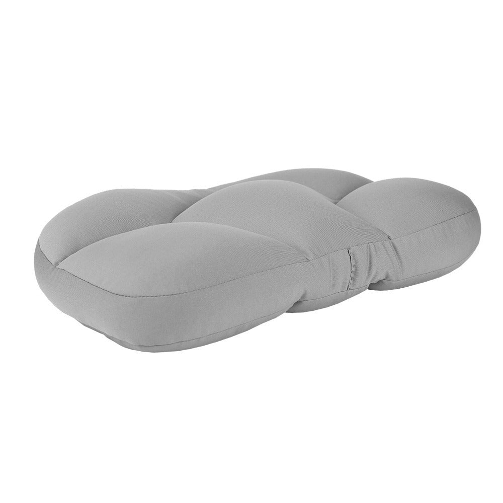 Almohada Nube Microperlas con Funda Desmontable, Lavable a Maquina, Perfecta para Mantener la Postura al Dormir, de 38 × 15 × 27 cm