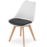 1/2/4/6 Unidad Sillas para Comedor, Sillas para Cocina con Asiento Blando, Tapizado y Patas Resistentes de Madera de Haya, Sillas Nórdicas