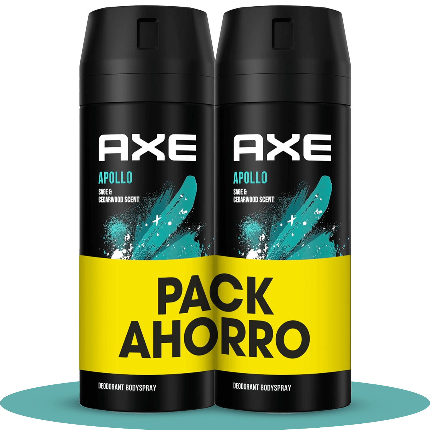 Axe Desodorante Spray Apollo, Aroma a Frutas Verdes, Olor Irresistible durante 48 horas, 150ml por Spray