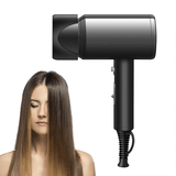 Secador de Pelo Profesional de 2000W, 2 Velocidades, Botón especial para Aire Frío, Concentrador de Aire, Anilla para Colgar, Diseño Compacto de 15.5 x 8 x 27 cm ideal para Viajes