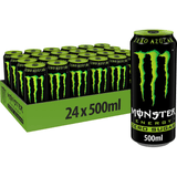 MONSTER ENERGY Bebida Energética, Refresco Energético, Pack 12/24 Latas de 500ml