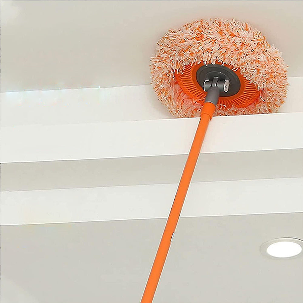 Fregona Super Absorvente, Mopa de Polvo Versátil para Limpieza en Seco y Mojado de Suelos, Paredes, Ventanas y Techos. Mopa con Gran Poder de Absorción, Para todo Tipod e Suelos, Mango Extensible, Medidas Cabezal: 30cm, Mango: 140cm