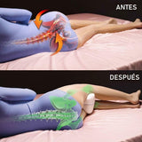 Almohada Piernas y Rodillas con Espuma de Memoria, Alivia Dolor de Espalda, Cadera y Articulaciones, Ideal para Dormir de Lado, Alinea Piernas con la Columna, Ayuda a Evitar el Estrés en los Puntos de Presión y el Dolor, Adaptable al Cuerpo