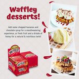 WafFULLS! Gofres de Sabores, 12 Gofres para Picoteo, Desayuno y Merienda, Barritas Esponjosas Rellenas, Gofres Envueltos Individualmente Listo para Comer, Caja con 12 Gofres