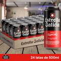 Estrella Galicia Especial, Cerveza Lager Especial, Cerveza 24 Latas de 500 ml, Sabor Ligero y Amargo, Aroma a Lúpulo, 5,5% Volumen de Alcohol
