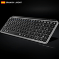 Mars Gaming MK-SILENKEYS, Teclado Inalámbrico Full-Format Compacto, Perfil Bajo, Switches Tijera Silenciosos, Tecla Copilot AI, Bluetooth 5.1 Dual + 2.4GPRO, Batería 200h, PC/Mac, Español, Negro