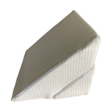 Cojin Triangular de Espuma Viscoelástica de 60 x 40 x 24 cm, Diseño Multiposición, Ideal para Leer, Recostarse o Levantar las Piernas, Amortiguación Perfecta, Adaptable al Cuerpo, Ayuda a Corregir la Postura, Espuma 18D