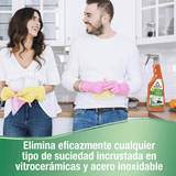 Frosch Limpiador Vitrocerámica y Placas de Inducción con Aceite de Naranja Roja, Acción Protectora, Desengrasante y Brillante, Formato Spray, 750 ml