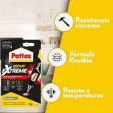 Pattex Repair Extreme Pegamento de Reparación Universal, Cola Impermeable Ideal para Reparaciones en Interiores y Exteriores, Resistente a la Temperatura, Flexible, Resistente al Agua, 20g