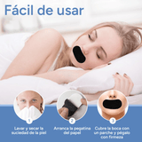 30 Parches Ayuda a Reducir Ronquidos, Promueve la Respiración Nasal, Mejora la Calidad de Sueño, Cómodos y Fáciles de Quitar, Elásticos y Transpirables, Apto para Uso con Vello Facial