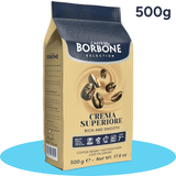 BORBONE Crema Superiore Café en Grano Natural, Intensidad 7/10, Café Italiano, 500g/1kg