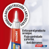 Loctite Super Glue-3 Plásticos Difíciles Transparente 2g + 4ml, Pegamento Líquido Apto para PP, PE, PTFE, PVC, Reparación Rápida 4x Más Fuerte, Aplicación Cómoda y Precisa, Con Rotulador Activador
