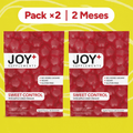 Pack x2 Gominolas para el Control de Glucosa con Vinagre de Manzana, Cromo, Ácido Fólico, Vitaminas B6 y B12, Sabor Manzana, 2 x 60 Gummies, 120 Gummies - Joy+ Supplements