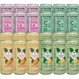 VIWA VitaminWater & Tea, Bebidas Refrescantes con Vitaminas y Minerales, 330ml, Pack de 24