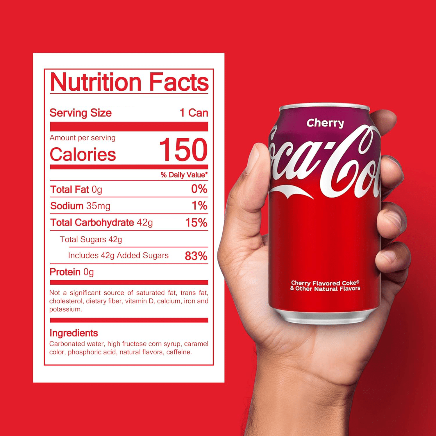 Coca-Cola Sabor Original / Zero / Sabor Cherry / Sabor Vainilla, Refresco de Cola, Pack Ahorro de 24 Latas de 330ml