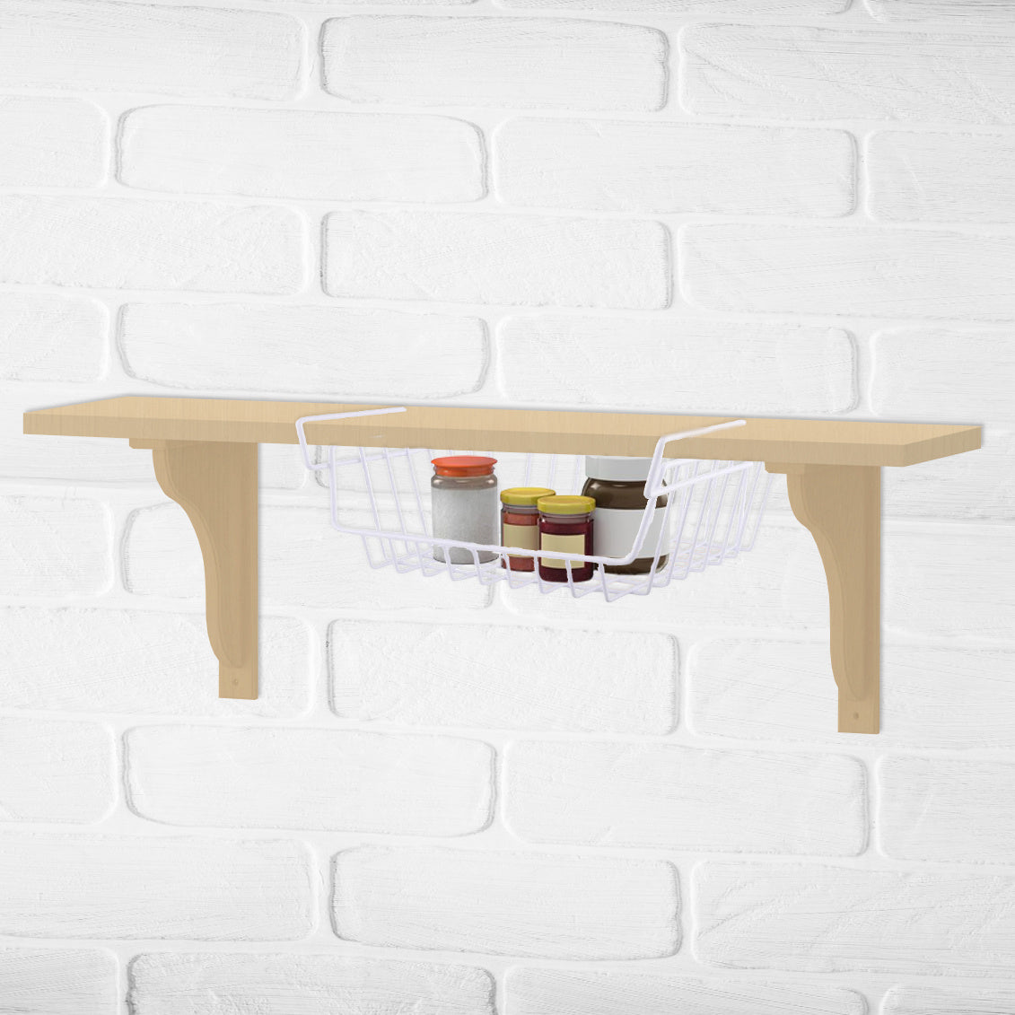 Organizador de Cocina Almacenaje, Organizadores de Despensa, Organizador de Almacenamiento, Aprovecha y Optimiza el Espacio, Diseño Ligero y Duradero, Fácil y Seguro de Enganchar, Medidas: 33 x 27 x 12 cm