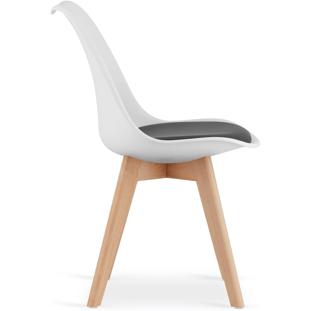1/2/4/6 Unidad Sillas para Comedor, Sillas para Cocina con Asiento Blando, Tapizado y Patas Resistentes de Madera de Haya, Sillas Nórdicas