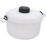 Vaporera Microondas, 2.8L de Capacidad, Cocina al Vapor en el Microondas sin Aceites y sin Grasa, Rápido y Fácil de Usar, Cocina Recetas Sanas en un Instante, Ideal para Carnes, Judías, Arroz, Pollo, Guisos, Pasta, Verduras