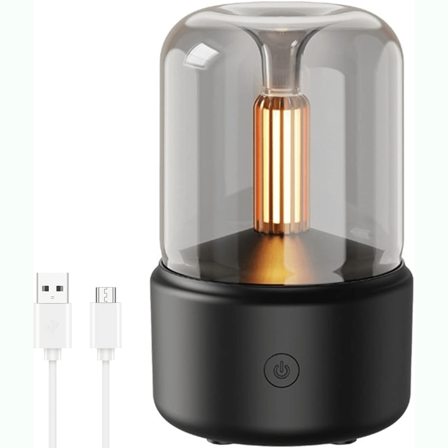 Humidificador de Aroma de 120 ml, Humidificador y Difusor de Aromas, Experiencia Relajante y Aromática, Conexión USB tipo-C, Diseño Compacto, Luz Ambiental Integrada