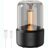 Humidificador de Aroma de 120 ml, Humidificador y Difusor de Aromas, Experiencia Relajante y Aromática, Conexión USB tipo-C, Diseño Compacto, Luz Ambiental Integrada