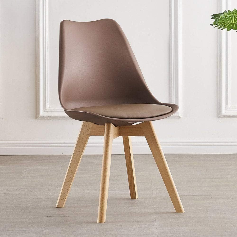 1/2/4/6 Unidad Sillas para Comedor, Sillas para Cocina con Asiento Blando, Tapizado y Patas Resistentes de Madera de Haya, Sillas Nórdicas