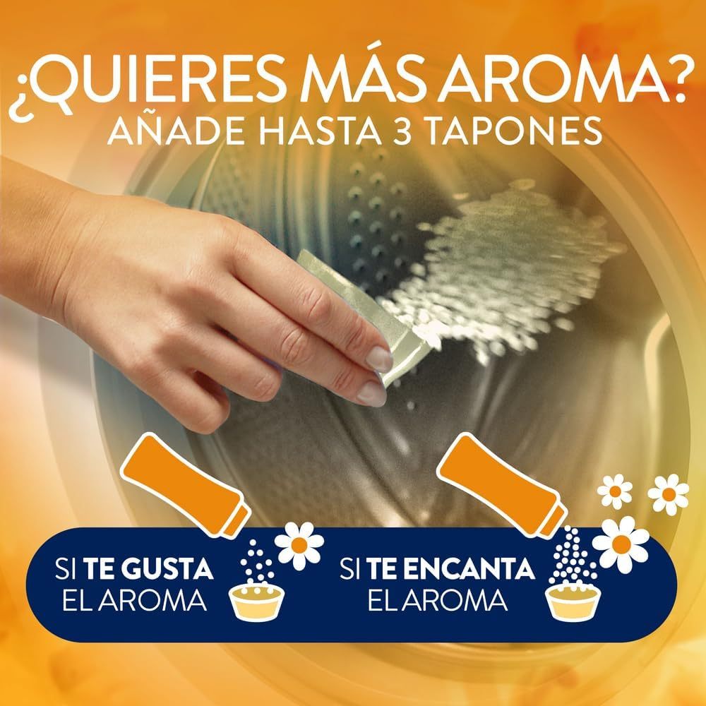 LENOR UNstoppables Perlas Lavadora Perfumadas para la Ropa, Suavizante con Fragancia Orquidia Dorada, Potenciador de Frescor, 41 Lavados, 495g