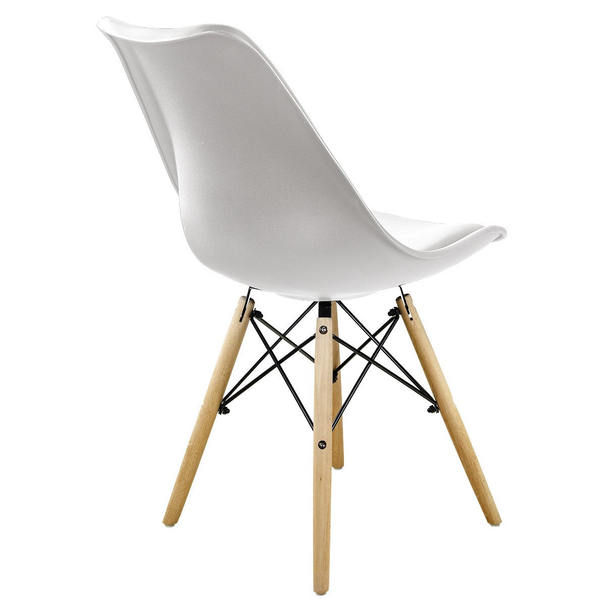 Sillas para Comedor, Sillas para Cocina con Asiento Blando, Tapizado y Patas Resistentes de Madera de Haya, Sillas Nórdicas Minimalistas, 49.5 x 44 x 79.5 cm