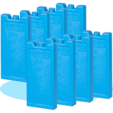 FRIZET Acumulador de Frío Hielo de 200ml de Capacidad, Reutilizables, Ideales para Neveras, Camping, Playa, Exterior, 7.5 x 2.0 x 16.5cm, Pack 4/8 Unidades