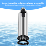 Dispensador Jabón Automático de Acero Inoxidable con Sensor, 250ml de Capacidad, Compatible con todo tipo de Jabón, Anti Goteo, Indicador Luminoso de Encendido, Funciona con 4 Pilas AAA (no incluidas), 3 Modos de Cantidad de Descarga de Jabón