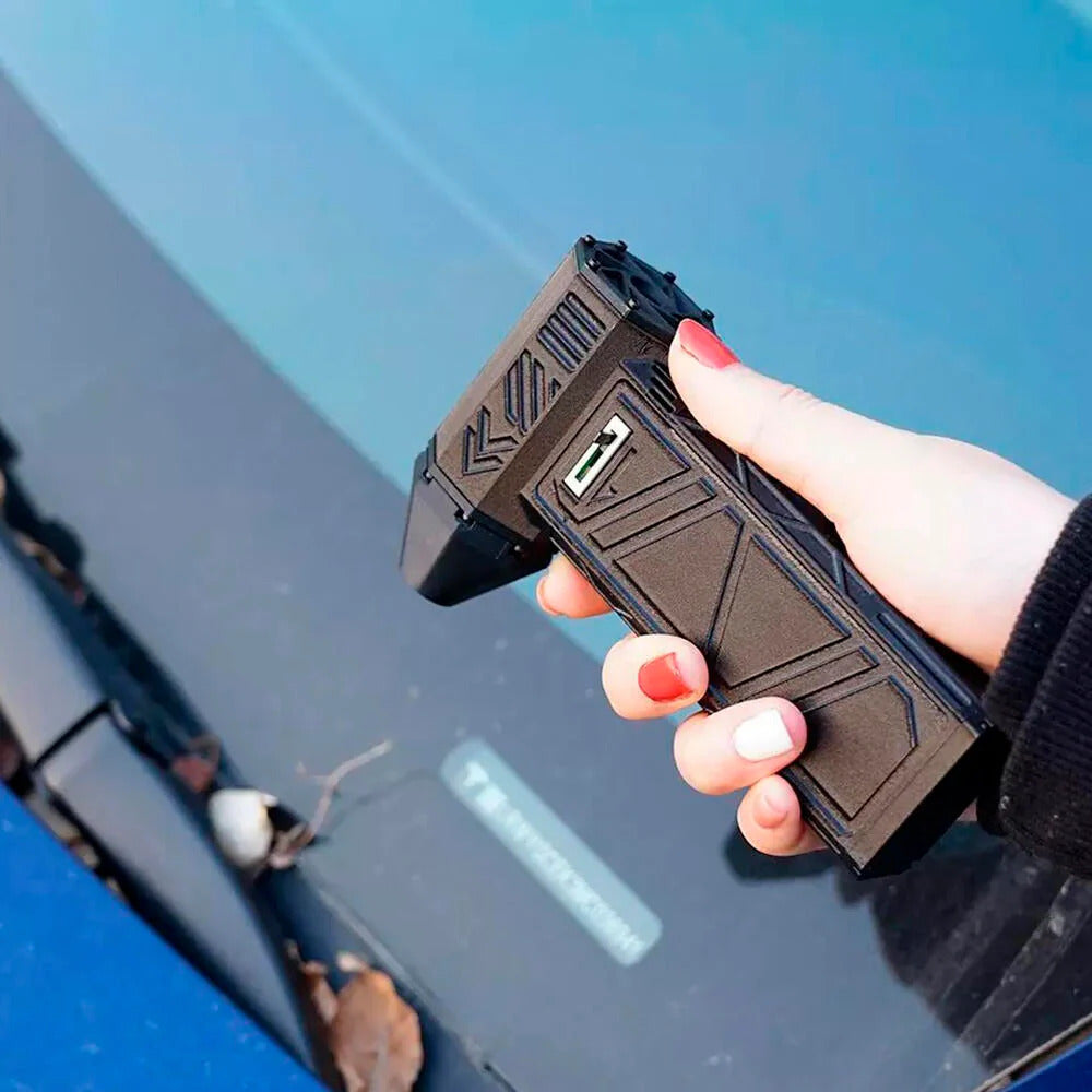 Soplador Aspirador Turbo 2 en 1, Portátil y Recargable, Gran Potencia de Aire, Regulable, Incluye Accesorios