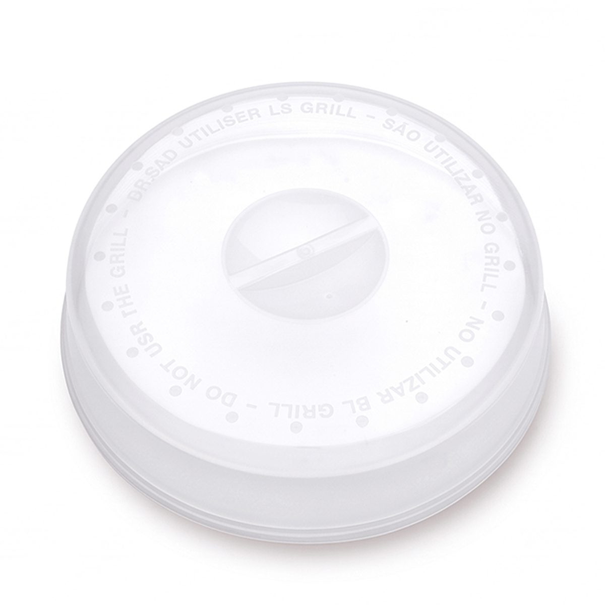 Tapa Microondas 24 cm, Cubierta Antisalpicaduras para Microondas, Fácil de Limpiar, Protege la Comida y la Cocina de la Grasa, Plástico Duradero, Adaptándose Perfectamente a Platos de Tamaño Estándar, 24 cm