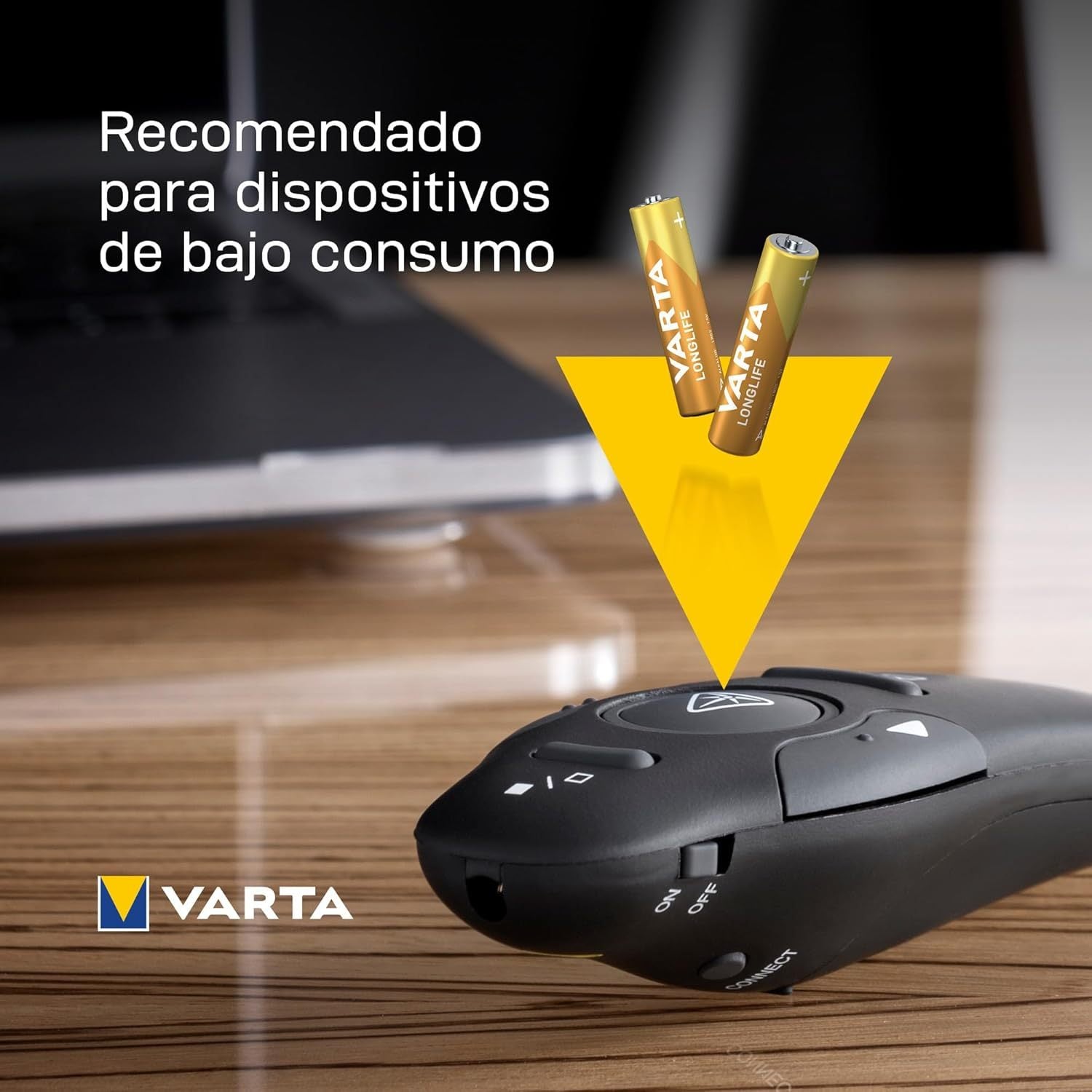 Pilas AAA Alcalinas de Alto Rendimiento, VARTA Longlife, Ultra Larga Duración, Energía Continua, Ideal para Controles Remotos, Juguetes Electrónicos, Linternas, Lámparas, Relojes, Cámaras y Otros Dispositivos de Uso Diario - VARTA