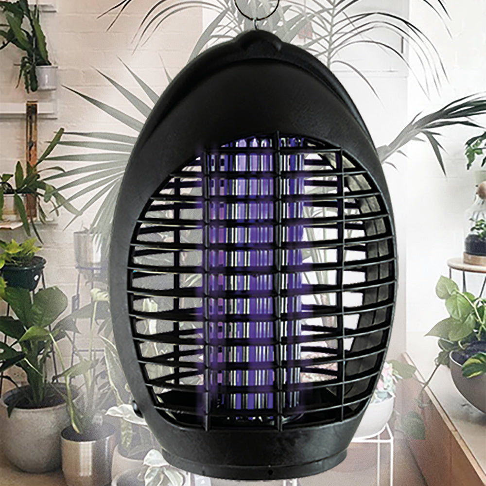 Lampara Antimosquitos con Luz Ultravioleta, Atrae Mosquitos, Incluye Anilla para Colgar, Ideal para Interior y Cualquier parte de la Casa, Aislamiento Completo para Máxima Seguridad