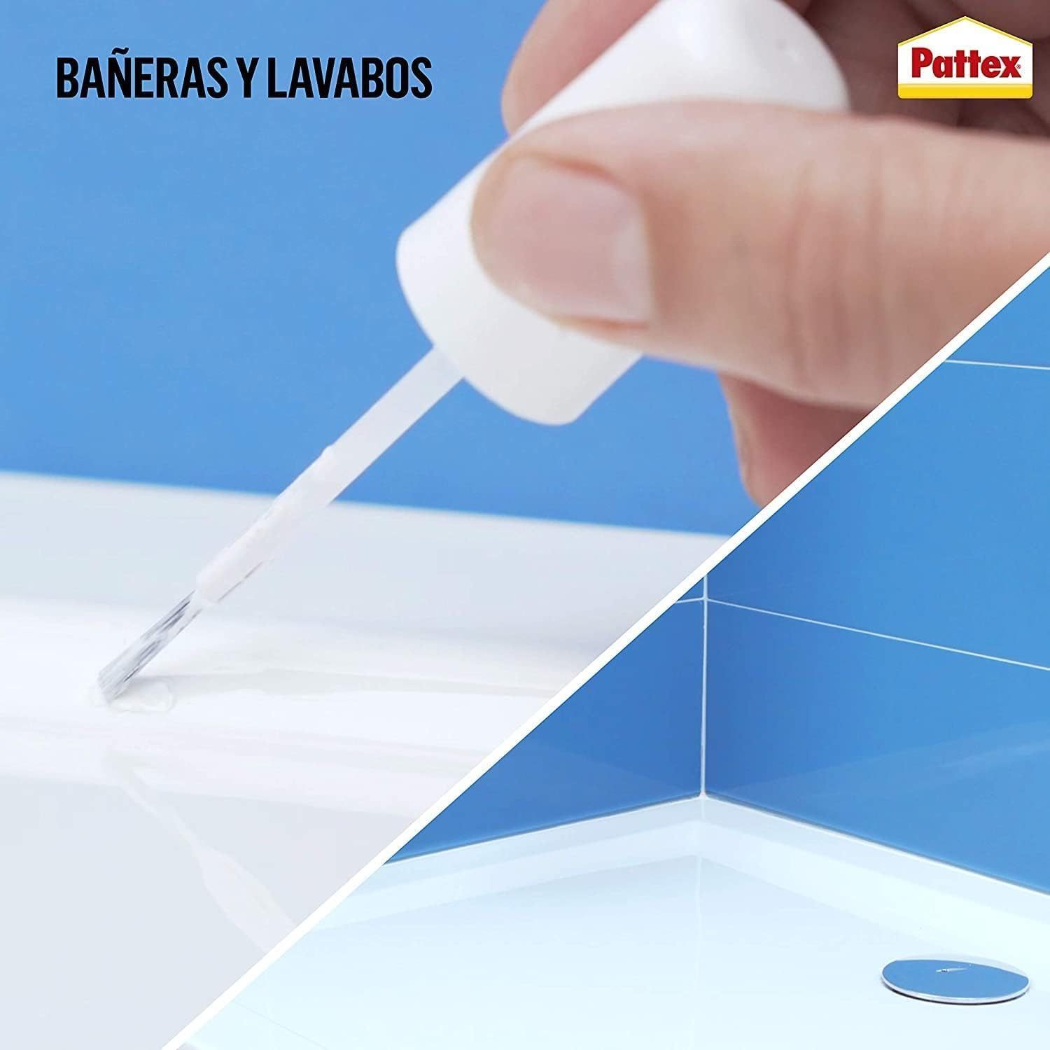 Pattex Nural 2 Reparador de Esmalte y Porcelana, Esmalte Permanente Blanco para Desconchados, Golpes y Rozaduras, Esmalte con Múltiples Aplicaciones, 50g