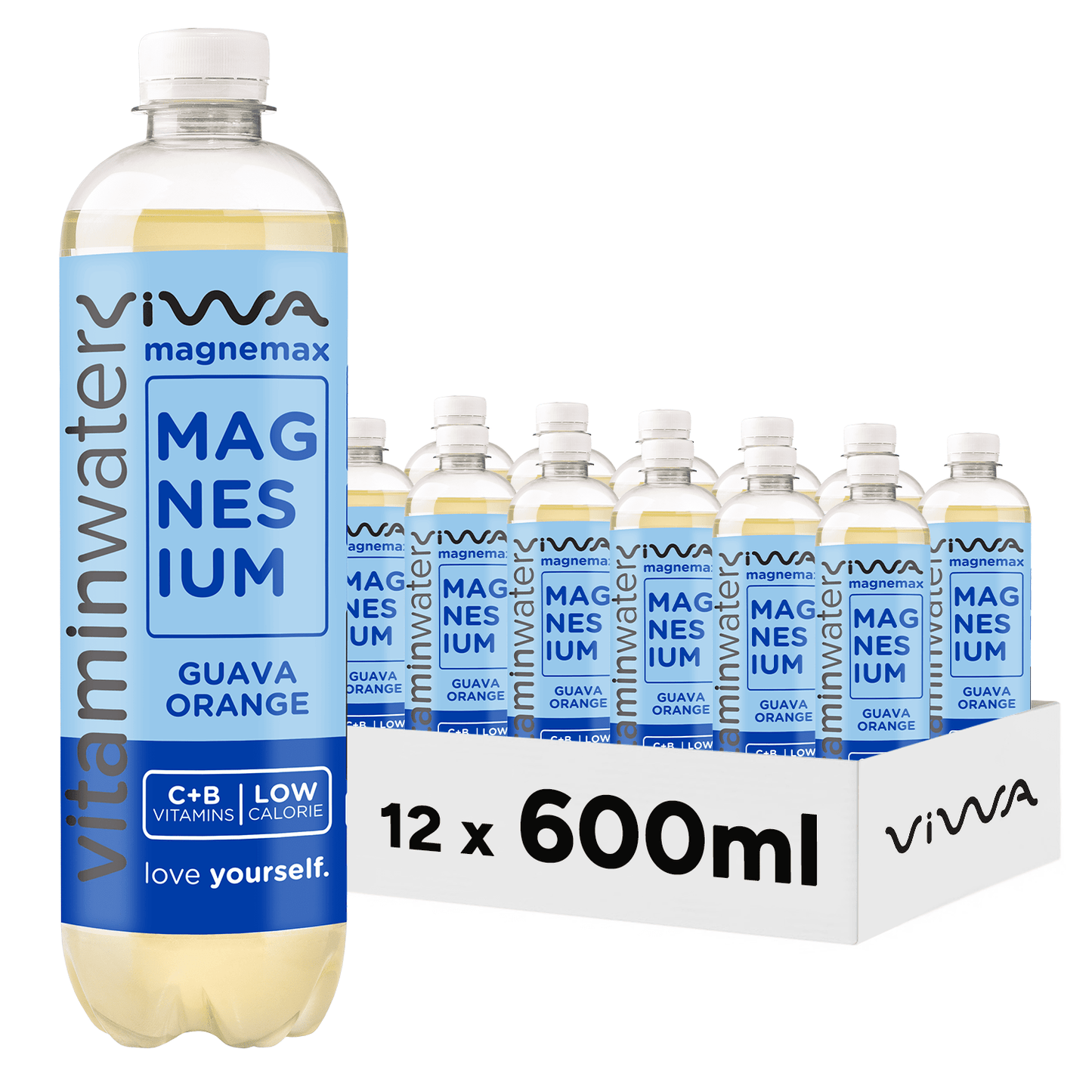 VIWA VitaminWater & Tea, Bebidas Refrescantes con Vitaminas y Minerales, 600ml, Pack de 12