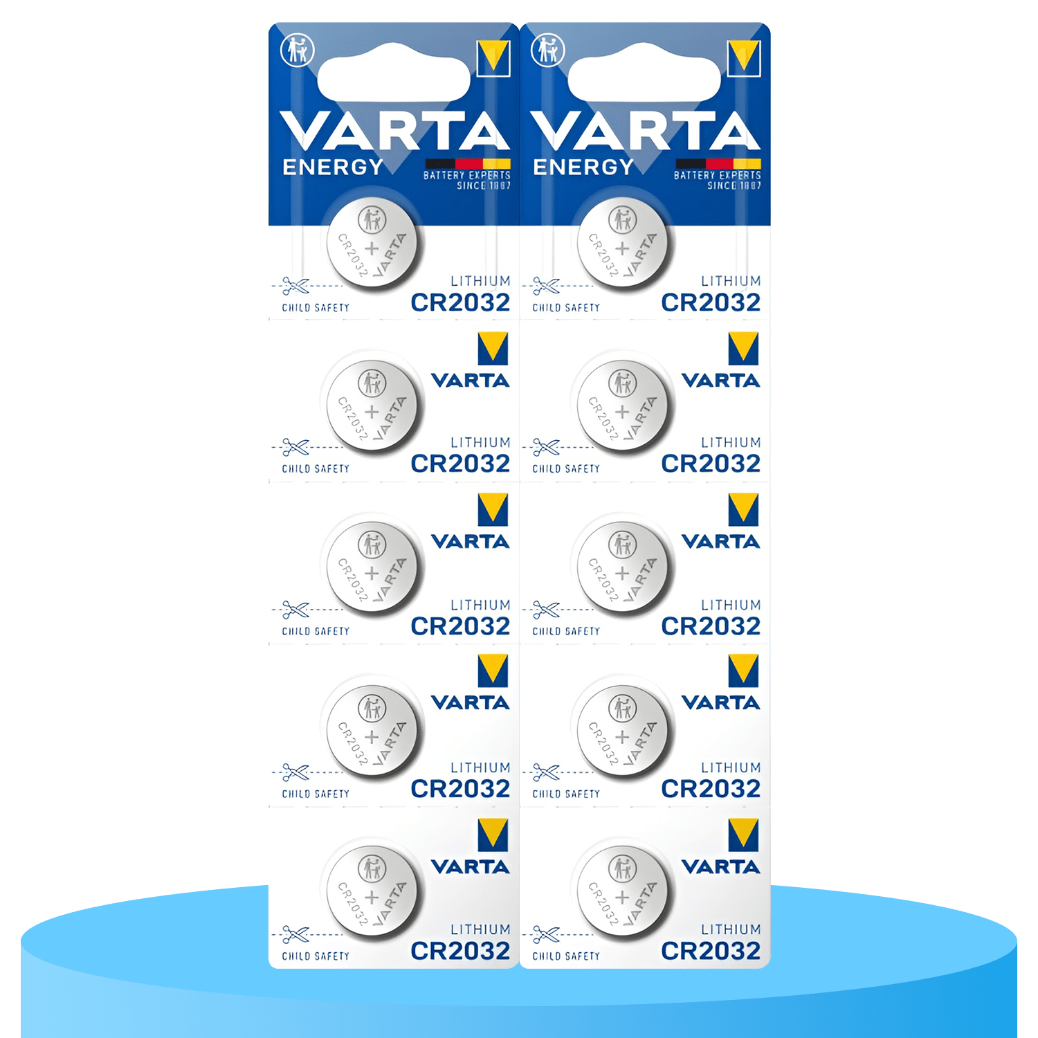 Pilas Boton CR2032 de Litio de Alto Rendimiento, Larga Duración, Ideal para Relojes, Controles Remotos, Calculadoras, Básculas, Audífonos, Juguetes y Otros Dispositivos Pequeños - VARTA