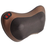 Almohada Masaje con 8 Cabezales de Masaje con Rotación Bidireccional, 3 Velocidades Ajustables, Función de Calor Suave, Ideal para Casa o Viajes, Perfecto para Cuello, Espalda, Piernas y Brazos, Diseño Ergonómico, Materiales Duraderos